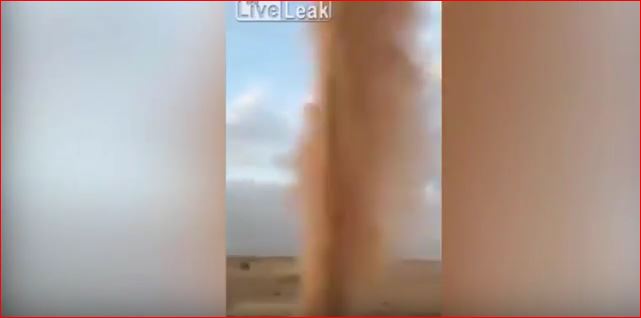 blowhole, blowhole desert, blowhole desert shoots sand saudi arabia, blowhole desert video, blowhole desert saudi arabia video, Unexplained Desert Blowhole Shooting Sand hundreds of feet in the Air, mysterious desert blow hole saudi arabia