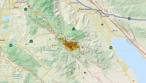 earthquake swarm california june 10 2016, M5.2 earthquake california, M5.2 earthquake california june 10 2016, swarm earthquake california june 2016, earthquake swarm california june 10 2016, earthquake swarm california after June 10 2016 earthquake, M5.2 earthquake and swarm of more than 800 aftershocks swarm california, The epicenter of the M5.2 earthquake on June 10, 2016 was rattled by more than 800 minor quakes within 32 hours
