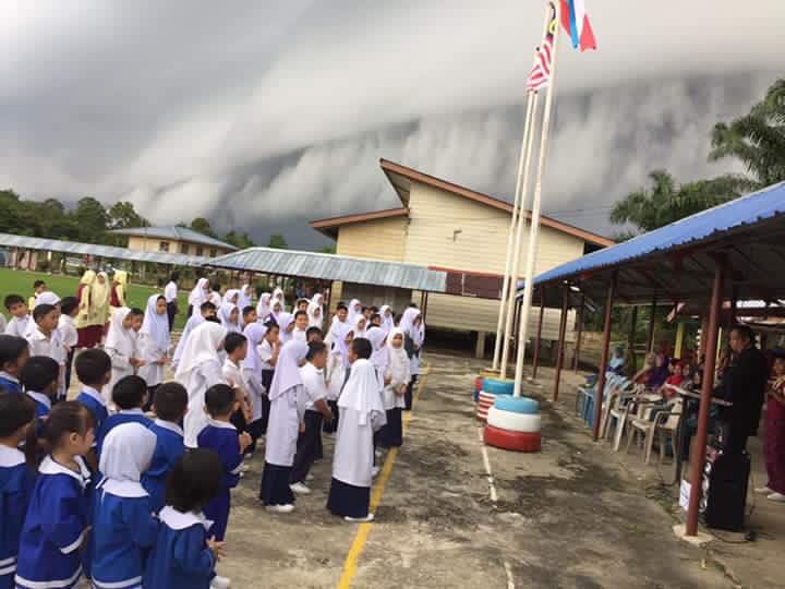 shelf cloud malaysia, shelf cloud sabah malaysia, terrifying shelf cloud sabah malaysia june 2016, Creepy shelf cloud engulfs Sabah Malaysia 