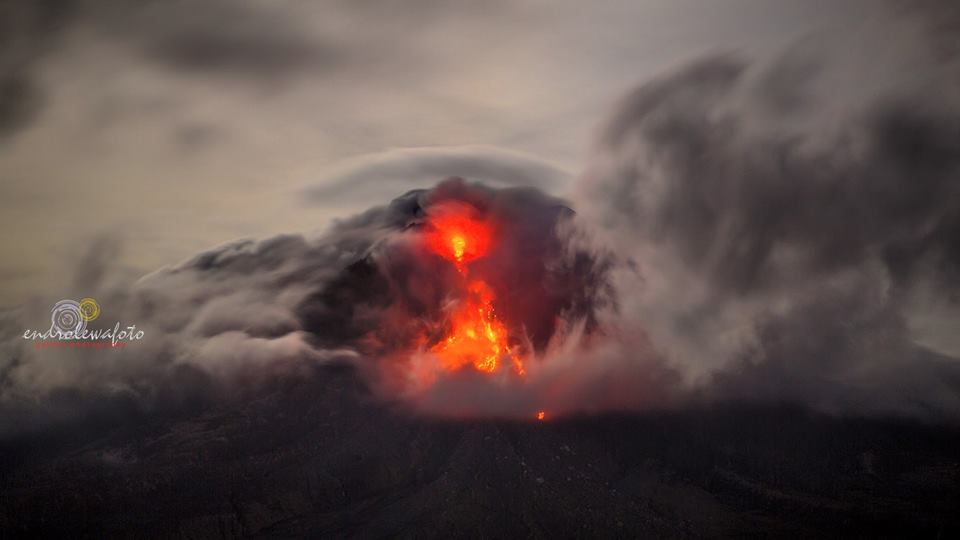 sinabung volcano, sinabung volcano picture, sinabung volcano eruption july 2016, Endro Lewa