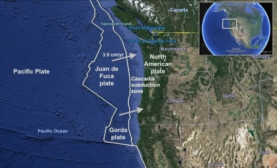 Cascadia Subduction Zone Earthquakes by Cascadia Region Earthquake ...