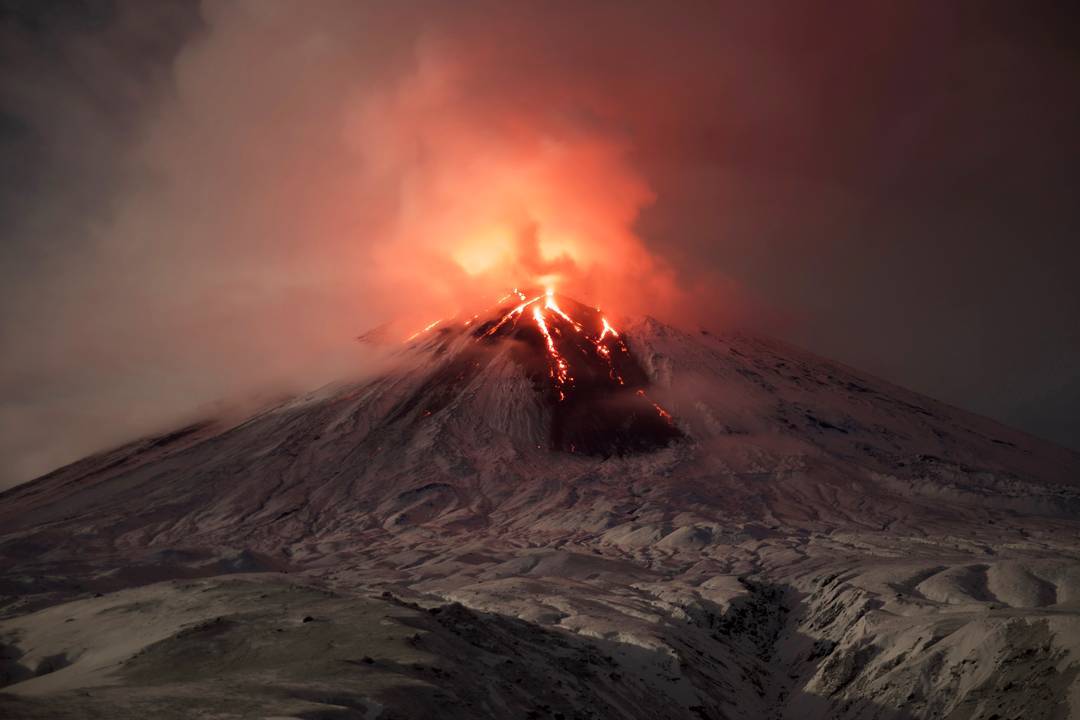 kamchatka volcano eruption, Klyuchevskaya Sopka eruption, sheveluch eruption