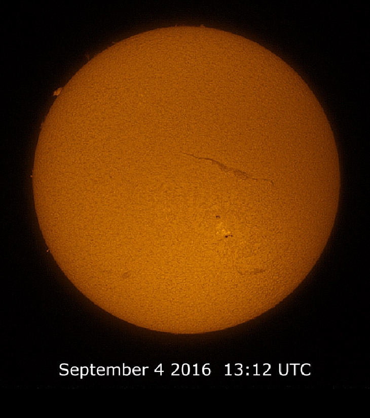 solar filament, filament sun, giant sun filament, huge sun filament grows on sun