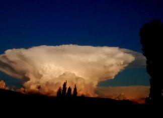 anvil cloud, anvil cloud argentina, anvil cloud december 2016, anvil cloud argentina december 2016, anvil cumunolimbus clouds