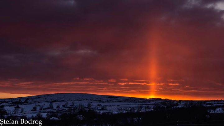 sun pillar, pillar of sun, solar pillar, sun pillars pictures