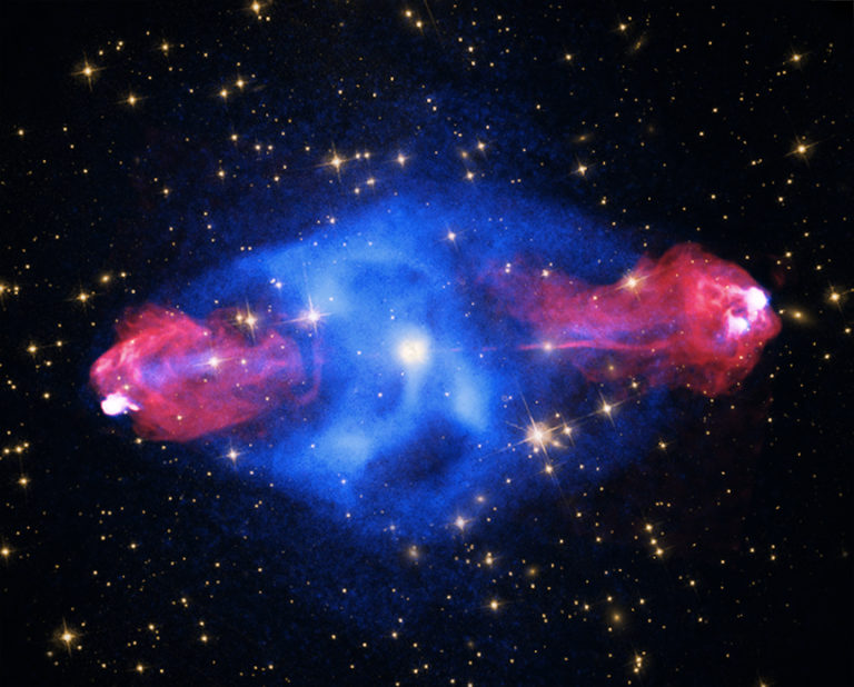 Very bright mysterious object discovered in the active galaxy Cygnus A