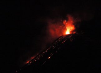 reventador volcano, volcano news, volcanic eruption january 2017, volcano update 2017, eruptions around the world 2017