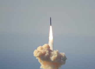 Ground-based Interceptor missile video, The flight test of a ground-based interceptor was launched from Vandenberg Air Force Base in Californiaon May 30 2017, missile launch california, missile Vandenberg Air Force Base video