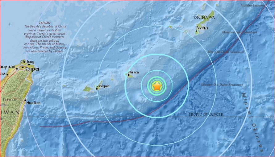 M6.0 earthquake japan may 9 2017, M6.0 earthquake hits Ryukyu Islands, Japan on May 9 2017