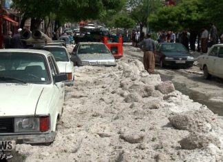 iran hailstorm, iran hailstorm pitures, iran hailstorm video, unprecedent iran hailstorm may 2017