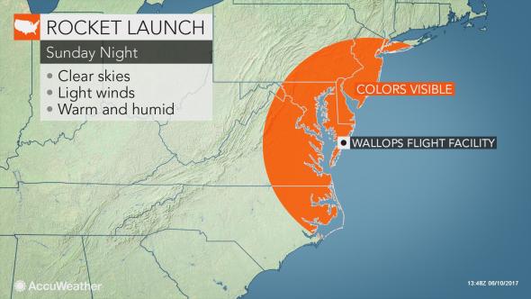 Colorful clouds to dot East Coast skies after NASA rocket launch on Sunday, nasa geoengineering