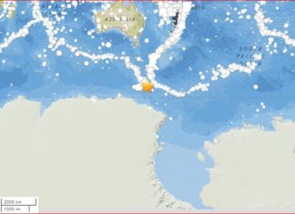 M6.0 earthquake balleny islands june 4 2017, M6.0 earthquake hit the Balleny Islands in Antarctica on June 4 2017,
