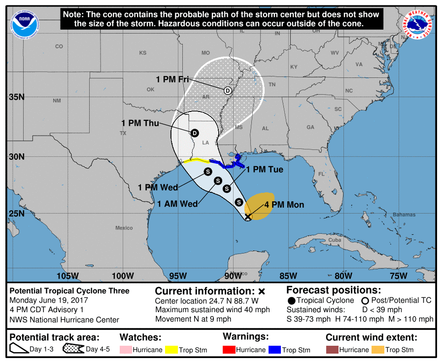 tropical cyclone three, tropical cyclone three map, tropical cyclone three june 2017, tropical cyclone three louisiana, tropical cyclone three louisiana track map