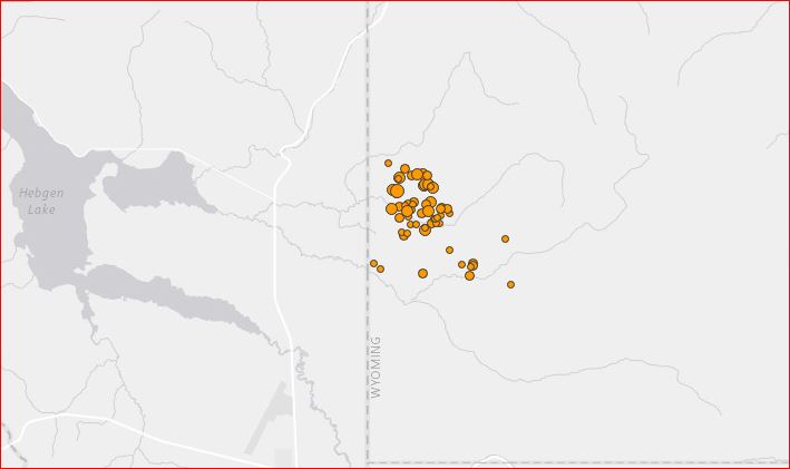 yellowstone earthquake swarm june 2017, yellowstone earthquake swarm june 2017 video, yellowstone earthquake swarm june 2017 map, yellowstone earthquake swarm june 2017 - 72 earthquakes in 24 hours since June 16 2017