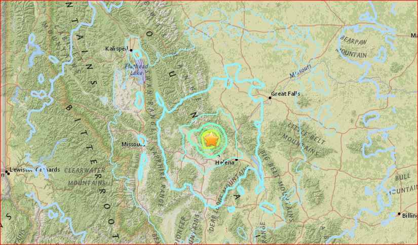 Earthquake strikes near Yellowstone in Montana, m5.8 Earthquake strikes near Yellowstone in Montana, m5.8 Earthquake strikes near Yellowstone in Montana video