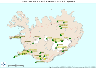 katla volcano alert level yellow, katla volcano alert level yellow map, The alert level of Katla volcano in Iceland has been risen to YELLOW after the largest quake in years has hit the volcano on July 26 2017