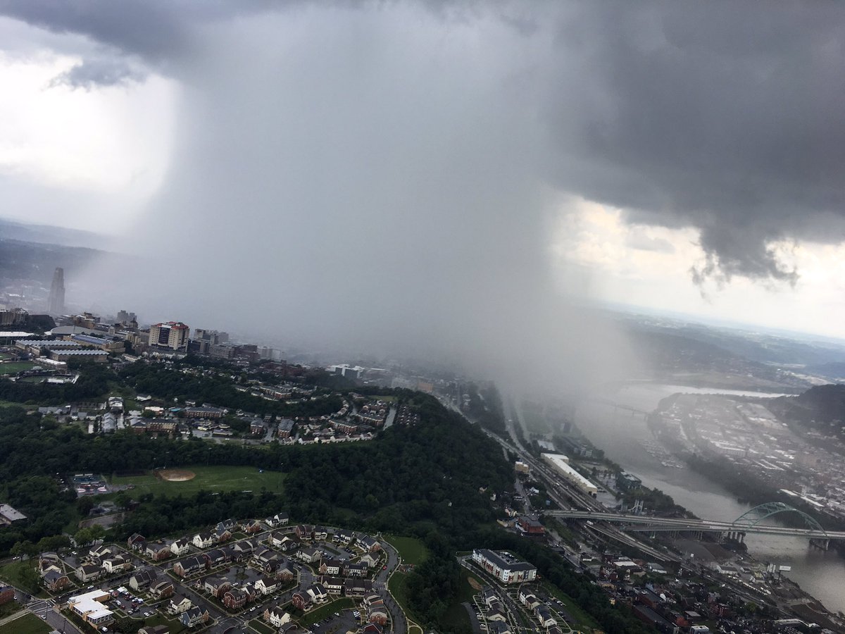 microburst pittsburgh, microburst pittsburgh pictures, incredible microburst hits downtown Pittsburgh on July 8 2017