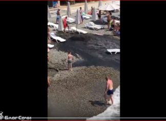 sewage geyser beach russia video, sewage geyser beach russia video august 2017