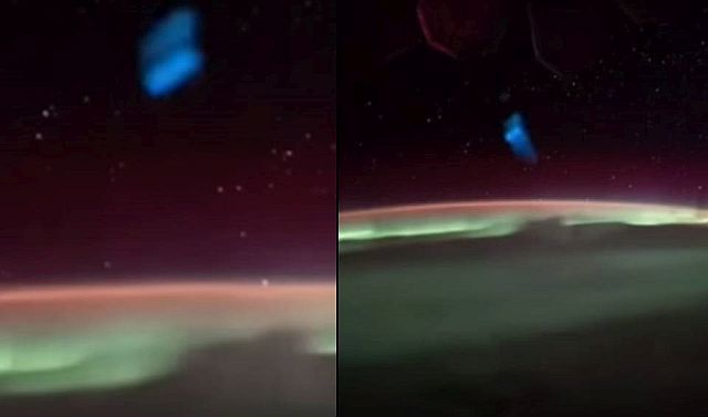 Mysterious blue light captured by ISS cameras, Mysterious blue light captured by ISS cameras video, Mysterious blue light captured by ISS cameras september 2017, Mysterious blue light captured by ISS cameras september 2017 video, mysterious blue light iss