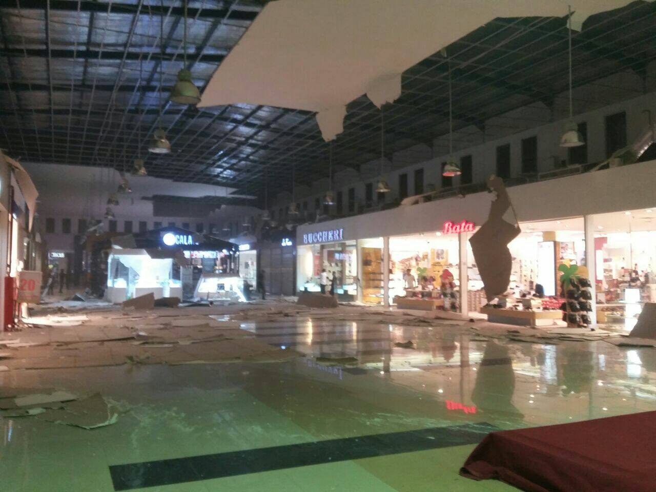 Damage after the M6.3 earthquake in Indonesia on October 31 2017