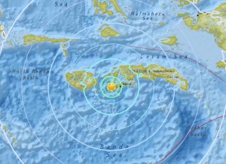 M6.3 earthquake indonesia october 31 2017, A M6.3 earthquake followed by a M5.7 and M5.9 hit Hila, Indonesia on October 31 2017