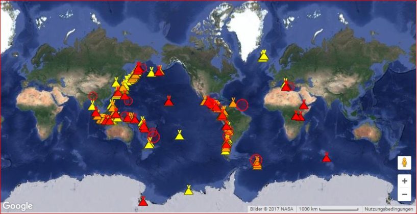 The Ring Of Fire Is Exploding Right Now 32 Volcanoes Erupting 33