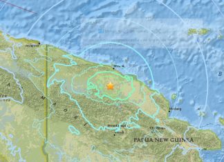 M6.5 earthquake Papua New Guinea on November 7 2017, M6.5 earthquake Papua New Guinea on November 7 2017 map