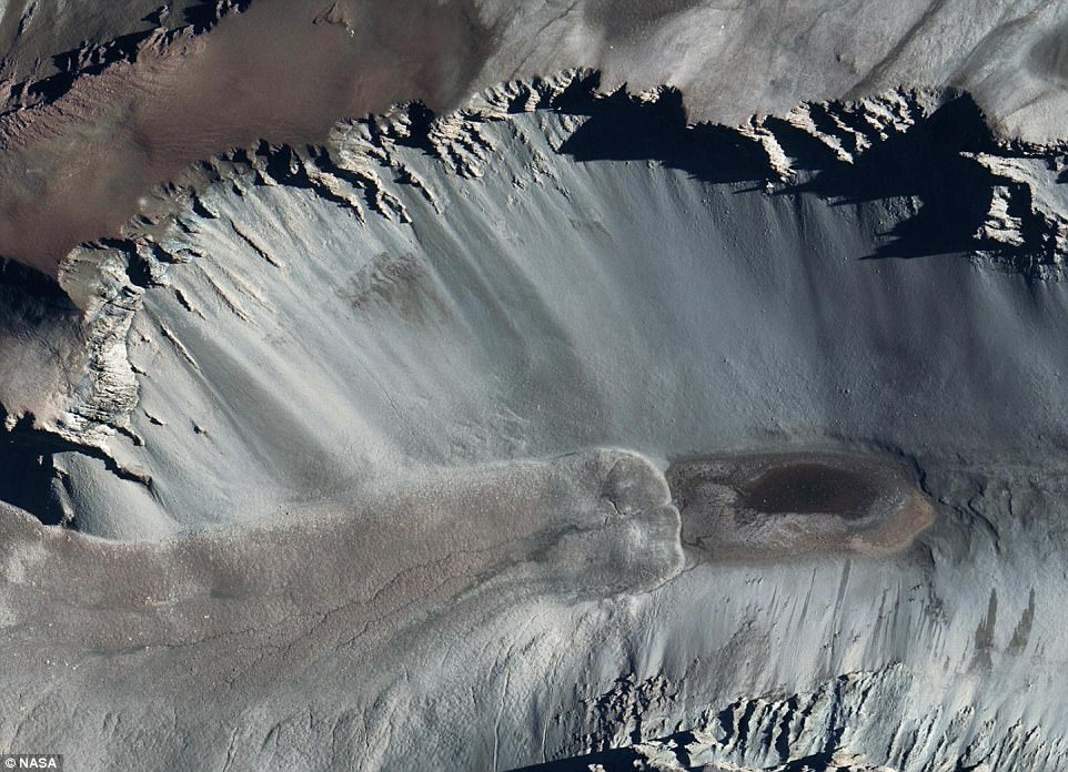Mysterious salt pond in Antarctica mars, Mysterious salt pond in Antarctica could contain water similar to that found on Mars