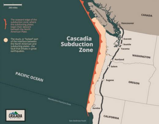 Cascadia Subduction Zone, Cascadia Subduction Zone earthquake, cascadia earthquake, largest north america disaster