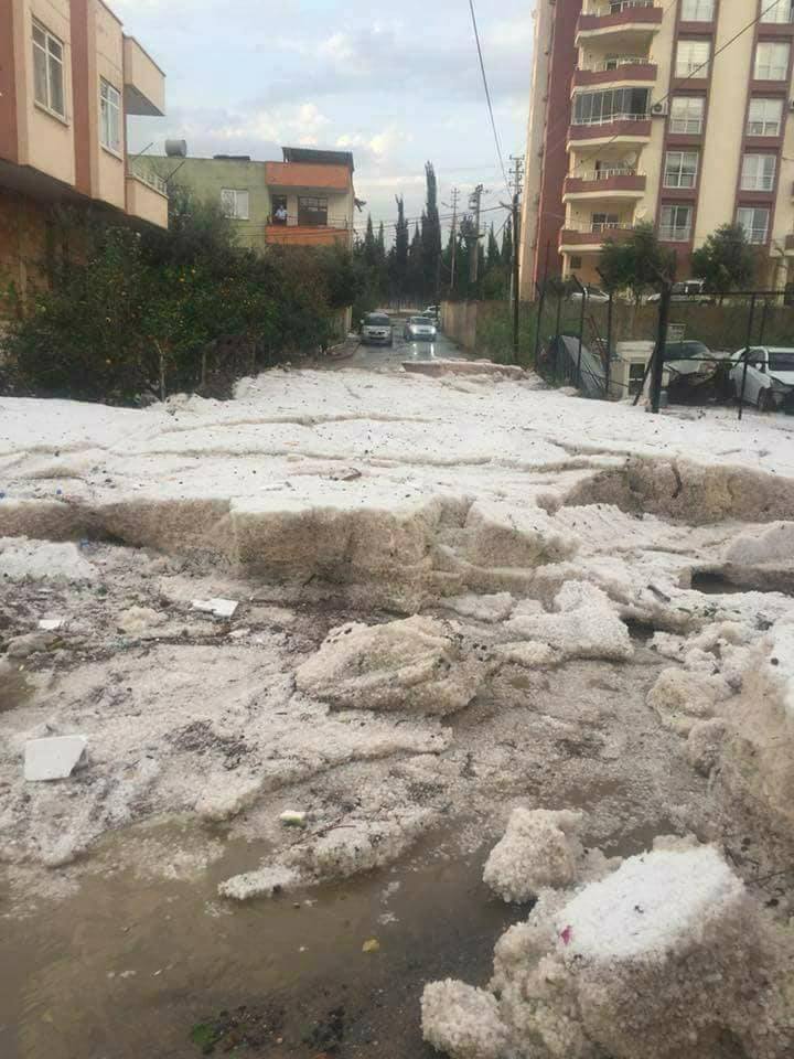 hailstorm in Mersin Turkey, hailstorm in Mersin Turkey pictures, hailstorm in Mersin Turkey videos, Dramatic hailstorm in Mersin Turkey