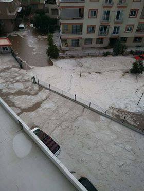 hailstorm in Mersin Turkey, hailstorm in Mersin Turkey pictures, hailstorm in Mersin Turkey videos, Dramatic hailstorm in Mersin Turkey