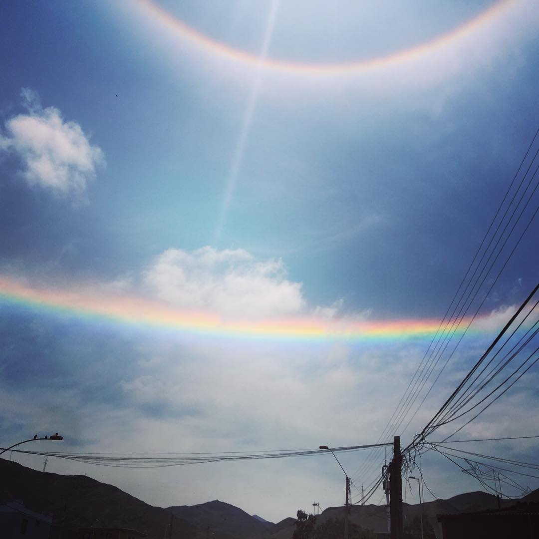 sky phenomenon Antofagasta chile, sun halos chile