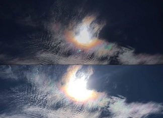 Intense fire rainbow sky phenomenon filmed in the sky of Gilbert, Arizona on November 6 2017, fire rainbow arizona november 2017 video, fire rainbow arizona november 6 2017