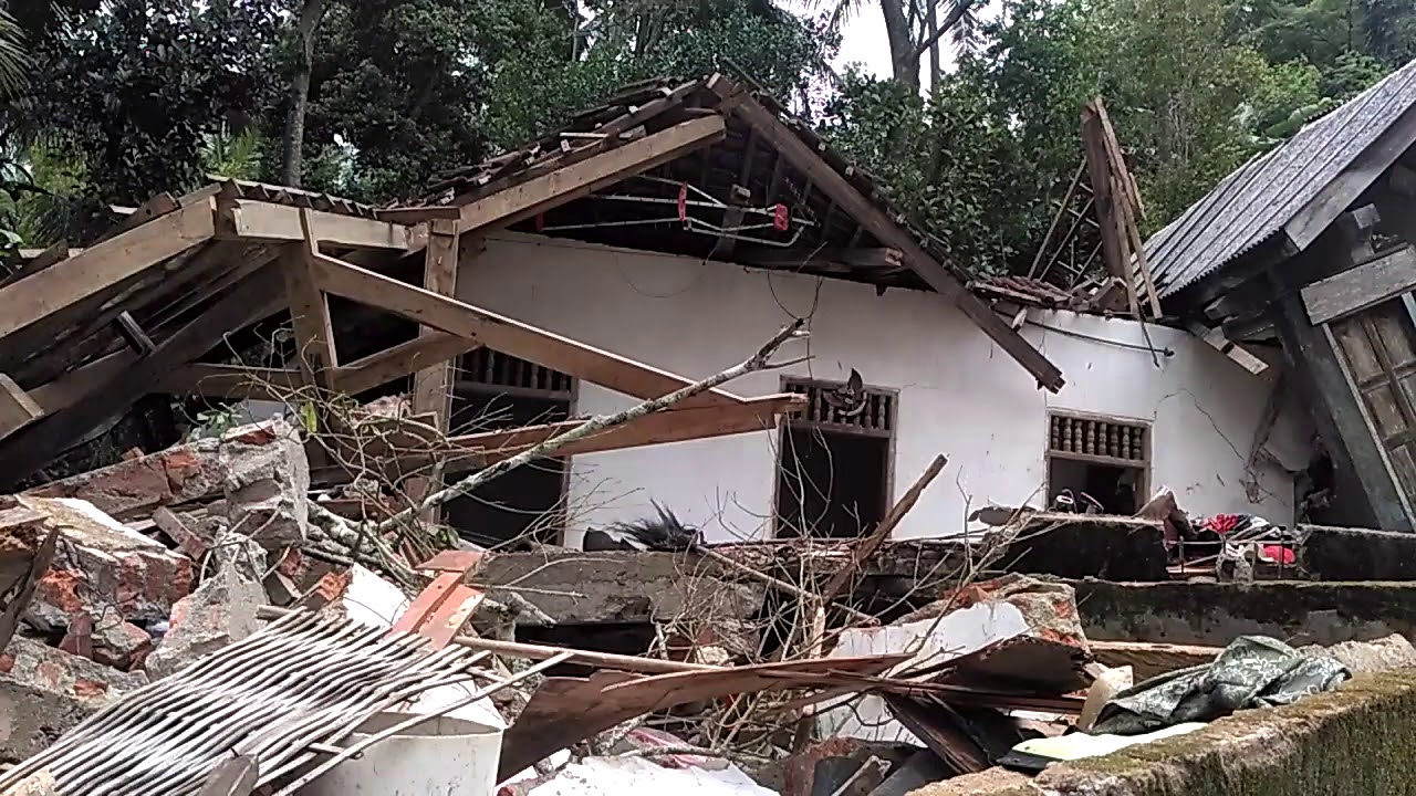 Consequences of floods and landslides after Cyclone Cempaka engulfs Java in Indonesia.