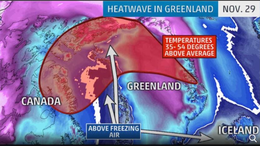 heatwave greenland, freak heatwave greenland, Freak heatwave engulfs Greenland