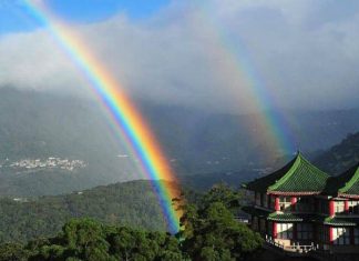 longest lasting rainbow taipei taiwan nov 2017, longest rainbow taipei taiwan, longest lasting rainbow taiwan, longest lasting rainbow taipei