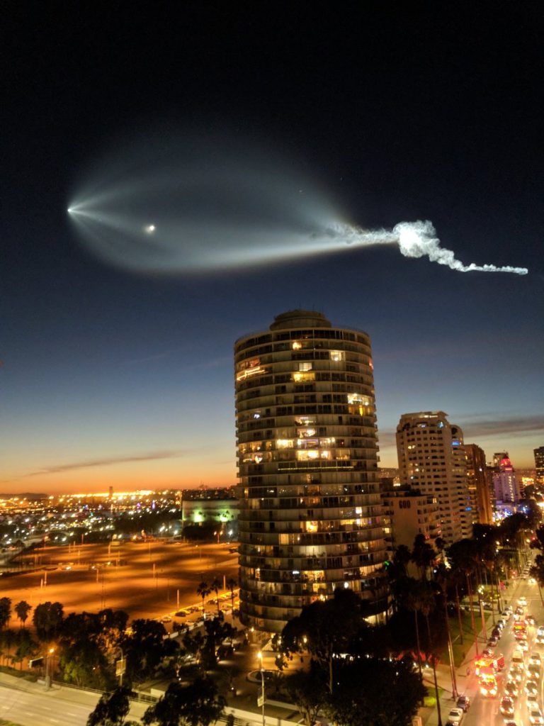 ufo space x arizona california