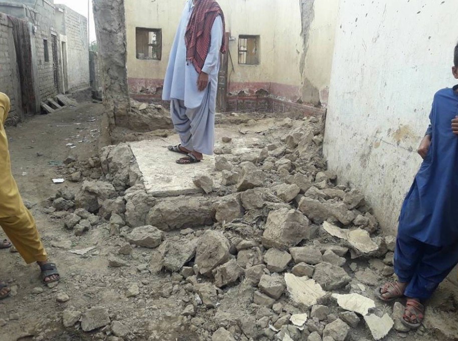 Destructive consequences after M6.1 earthquake in Afghanistan on January 31, 2018.
