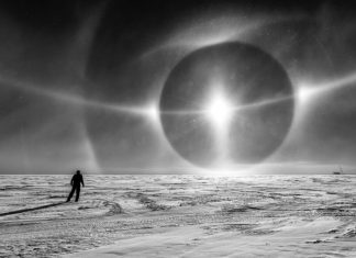 antarctica sundog, eye sky antarctica, eye opens up over Antarctica, An amazing eye in the sky opens up over Antarctica