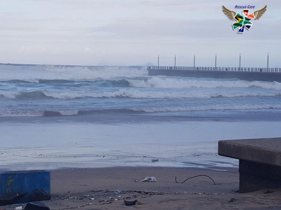 durban freak waves, giant swell durban, large waves durban SA, Large waves in Durban, South Africa killed a 7-year-old girl on January 21 2018