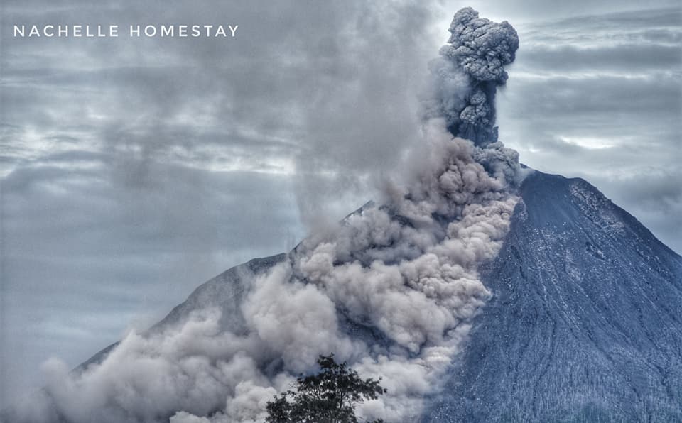 sinabung eruption january 12 2018