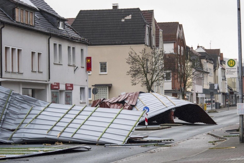 Storm Friederike, Storm Friederike germany, Storm Friederike pictures, Storm Friederike video, Storm Friederike sweeps across Germany and The Netherlands with sustained winds of 140kmh on January 18 2018