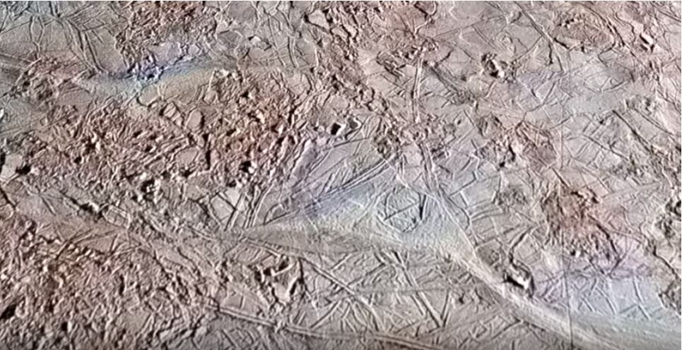 Flyover of Jupiter Moon Europa, europa jupiter moon flyover video