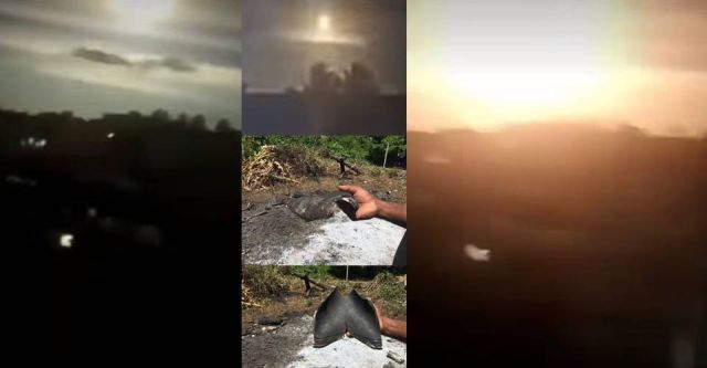 Brazil UFO, ufo sightings, ufo february 2018, Brazil UFO explodes in a bright flash of light and falls from the sky in Bahia