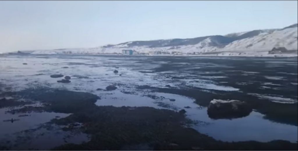 water receding russia, water receding russia video, water receding russia pictures, water receding russia march 2018