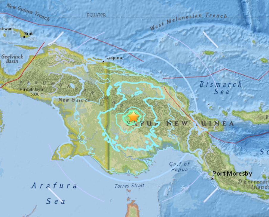 m6.3 earthquake papua new guinea april 7 2018, earthquake M6.3 earthquake april 7 2018, m6.3 earthquake papua new guinea april 7 2018 map
