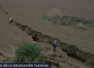 giant crack mexico tlahuac, giant crack Tlahuac and Milpa Alta, new giant crack mexico, Tláhuac and Milpa Alta crack and sinkhole may 2018