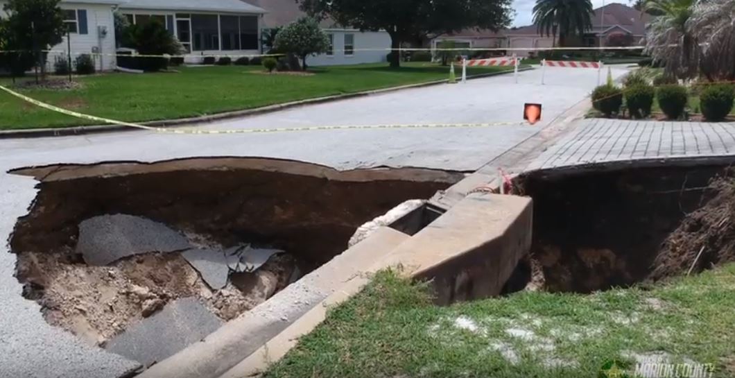 4 New Sinkholes Open Up At The Villages In Florida In Videos