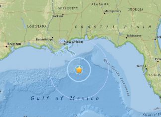 rare M4.6 earthquake gulf of mexico, rare M4.6 earthquake gulf of mexico louisiana, Seismic activity in the Gulf of Mexico, earthquake gulf of mexico