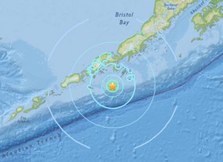 M6.0 earthquake hits Alaska on July 19 2018, M6.0 earthquake hits Alaska on July 19 2018 map